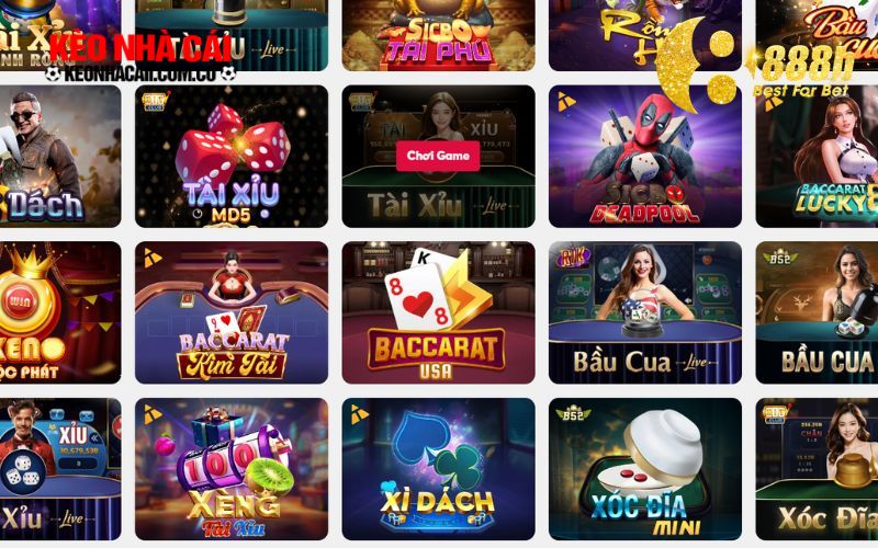 Các sản phẩm cá cược nổi bật tại 888b